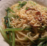 かぶの葉のパスタ